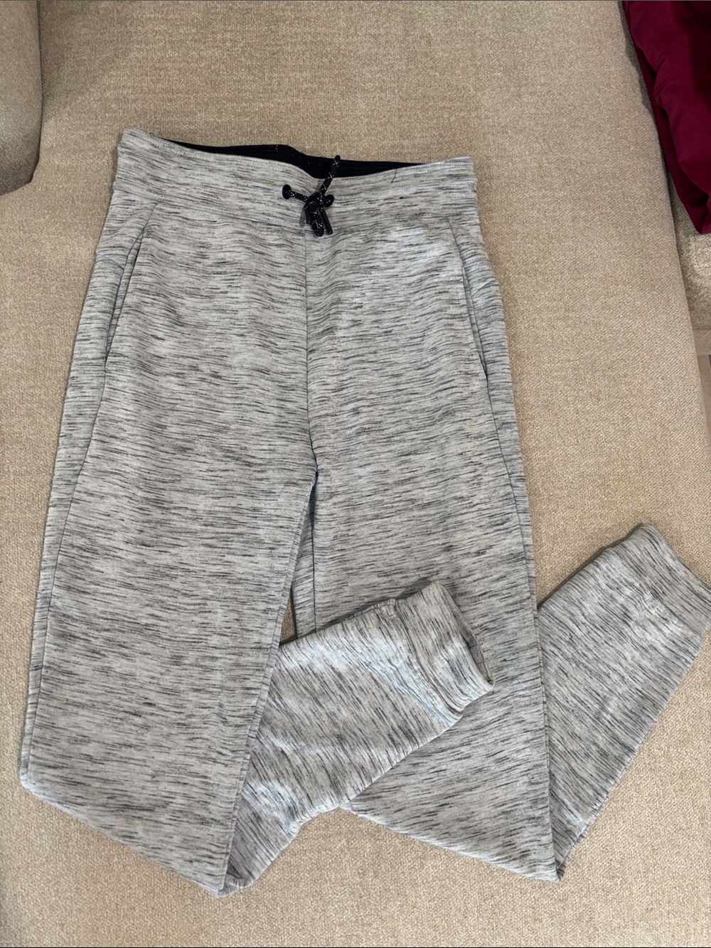 Men's Heather Gray Jogger Sweatpants - Casual Comfort
